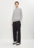 Mouse Wool Crewneck — Light Grey Melange