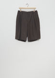 Wool Blend Tailored Shorts