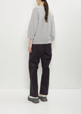 Mouse Wool Crewneck — Light Grey Melange