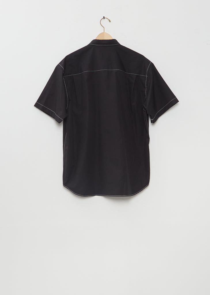 Cotton Typewriter Short Sleeve Shirt