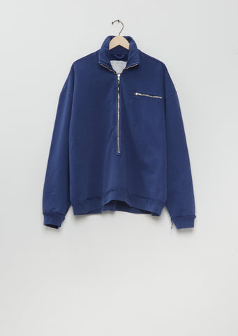 Half Zip Cotton Sweater