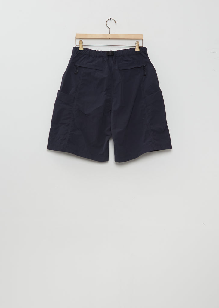 Nylon Tussah Cargo Shorts