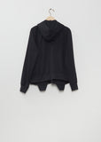 Ruffle Trim Zip-up Hoodie
