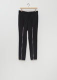 Wool Zippers Tapered Pants
