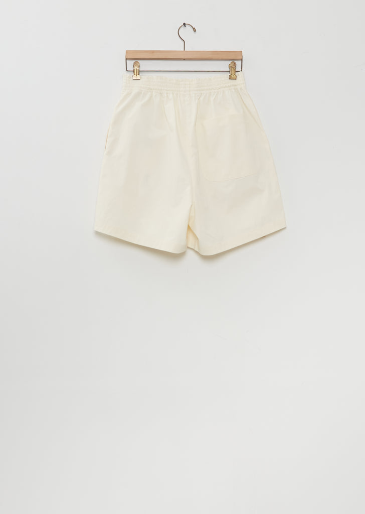 Knee Technical Shorts — Light Yellow