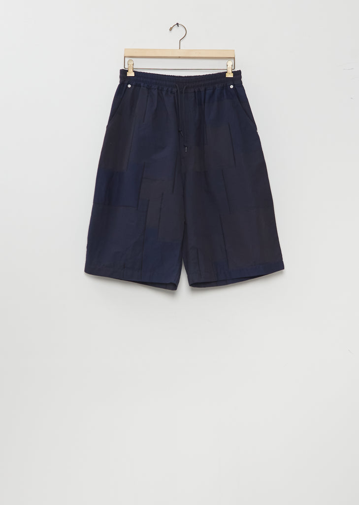 Patchwork Bermuda Shorts