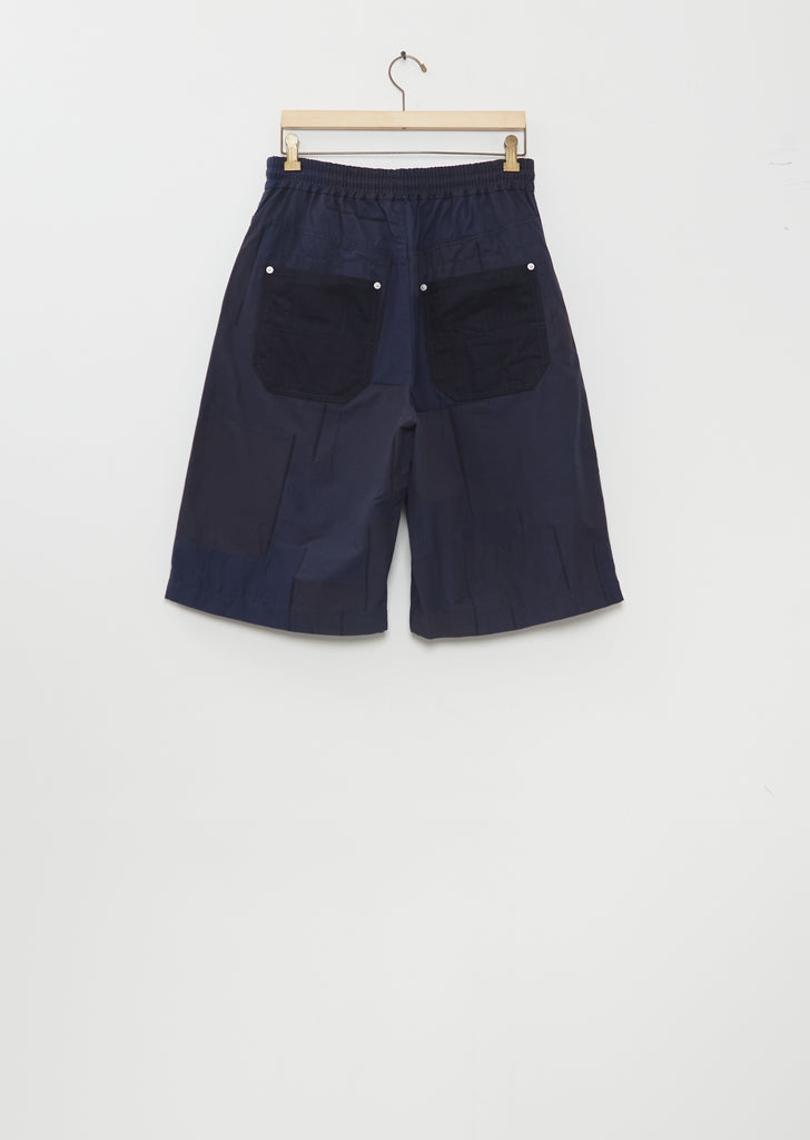 Patchwork Bermuda Shorts