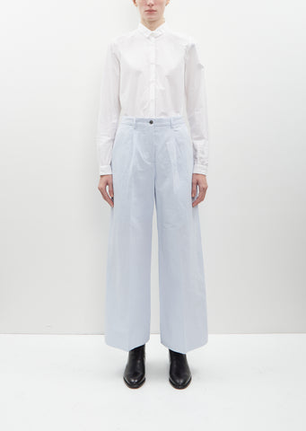 Katia Wide Cotton-Linen Pants