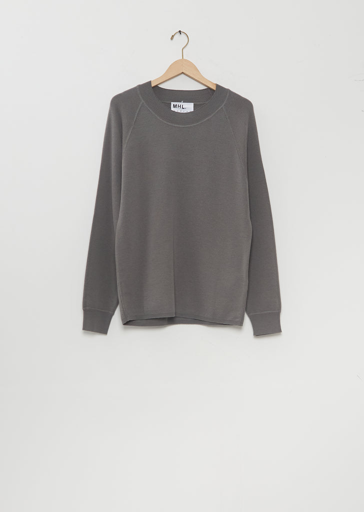 Wide Neck Sweatshirt