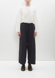 Deep Pockets Wide Leg Pants Long — Anthracite