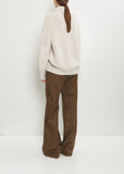 Wool Zip-Neck Sweater