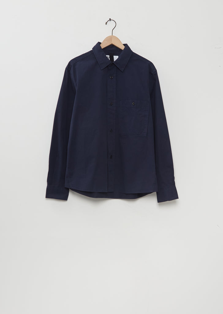 Overall Pyjama Shirt — Midnight