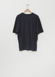 Cotton Linen Simple T-Shirt— Navy