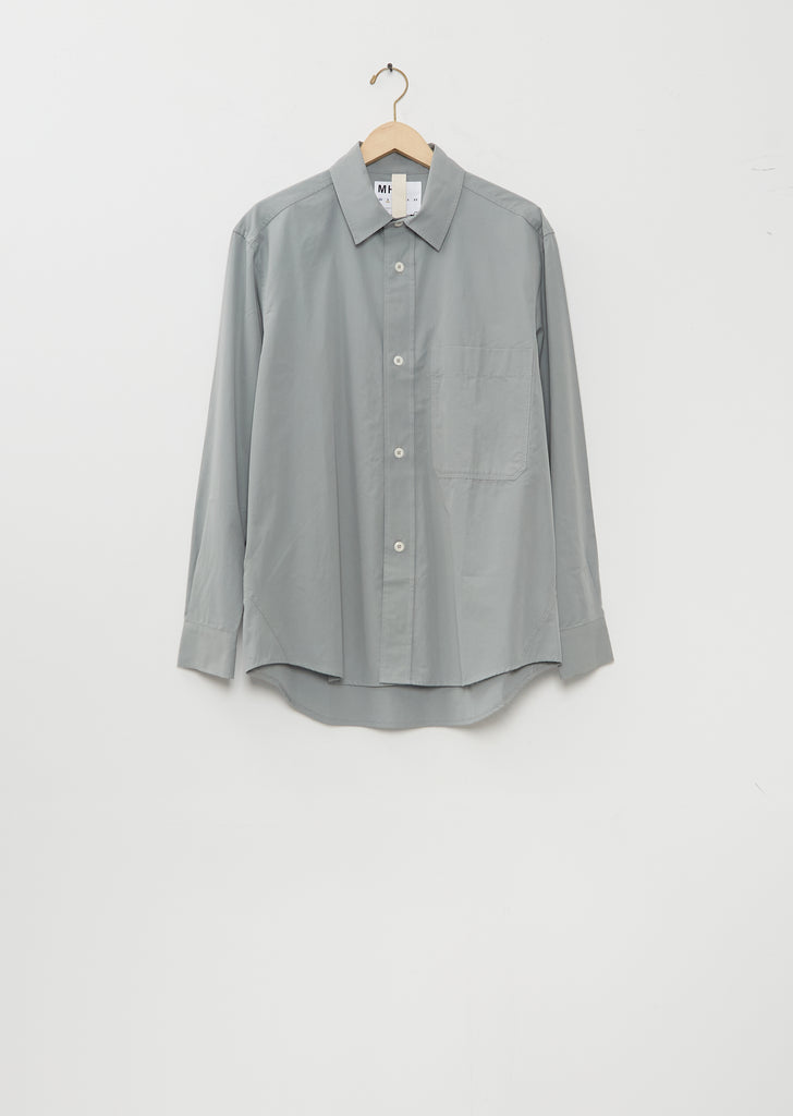 Basic Organic Cotton Shirt — Fog