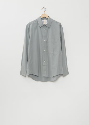 Basic Organic Cotton Shirt — Fog