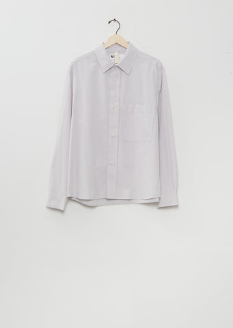 Overall Cotton Shirt — Pebble