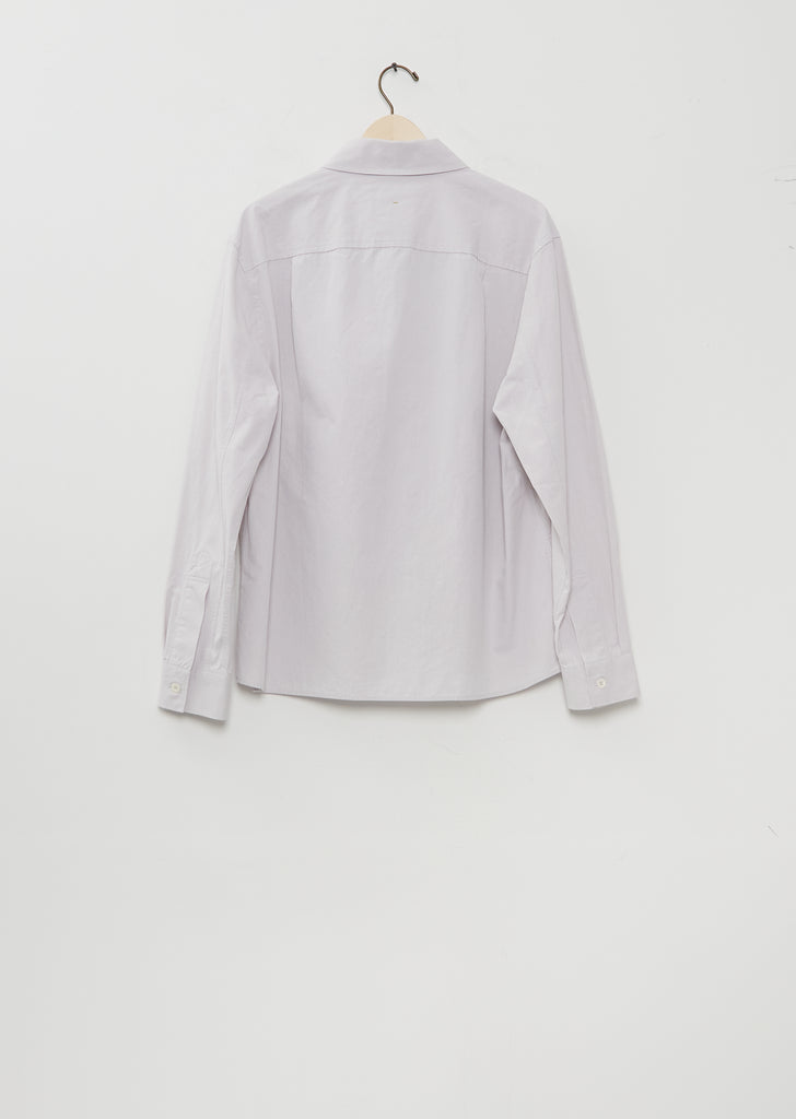 Overall Cotton Shirt — Pebble