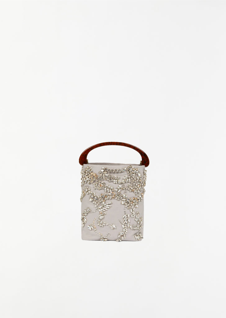 Crisp Embellished Cotton Bag