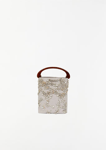 Crisp Embellished Cotton Bag