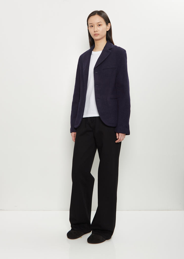 Cotton Wool Pinstripe Blazer