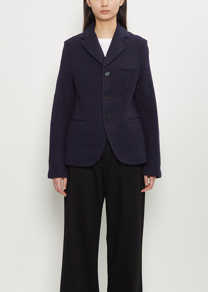 Cotton Wool Pinstripe Blazer
