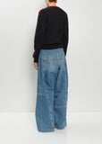 Intarsia Wool Crewneck Knit