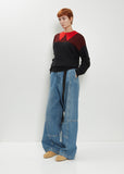 Intarsia Wool Crewneck Knit