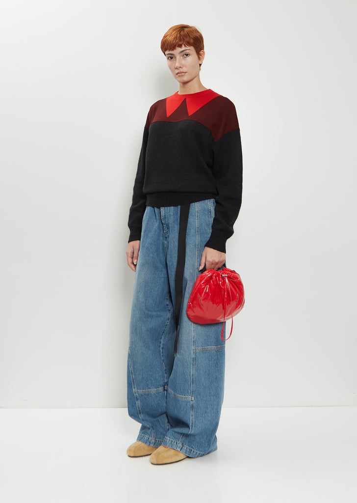 Technical Pouch, Small — Red Fire