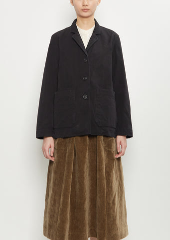 Workwear Puddy Cotton Jacket — Pitch Black