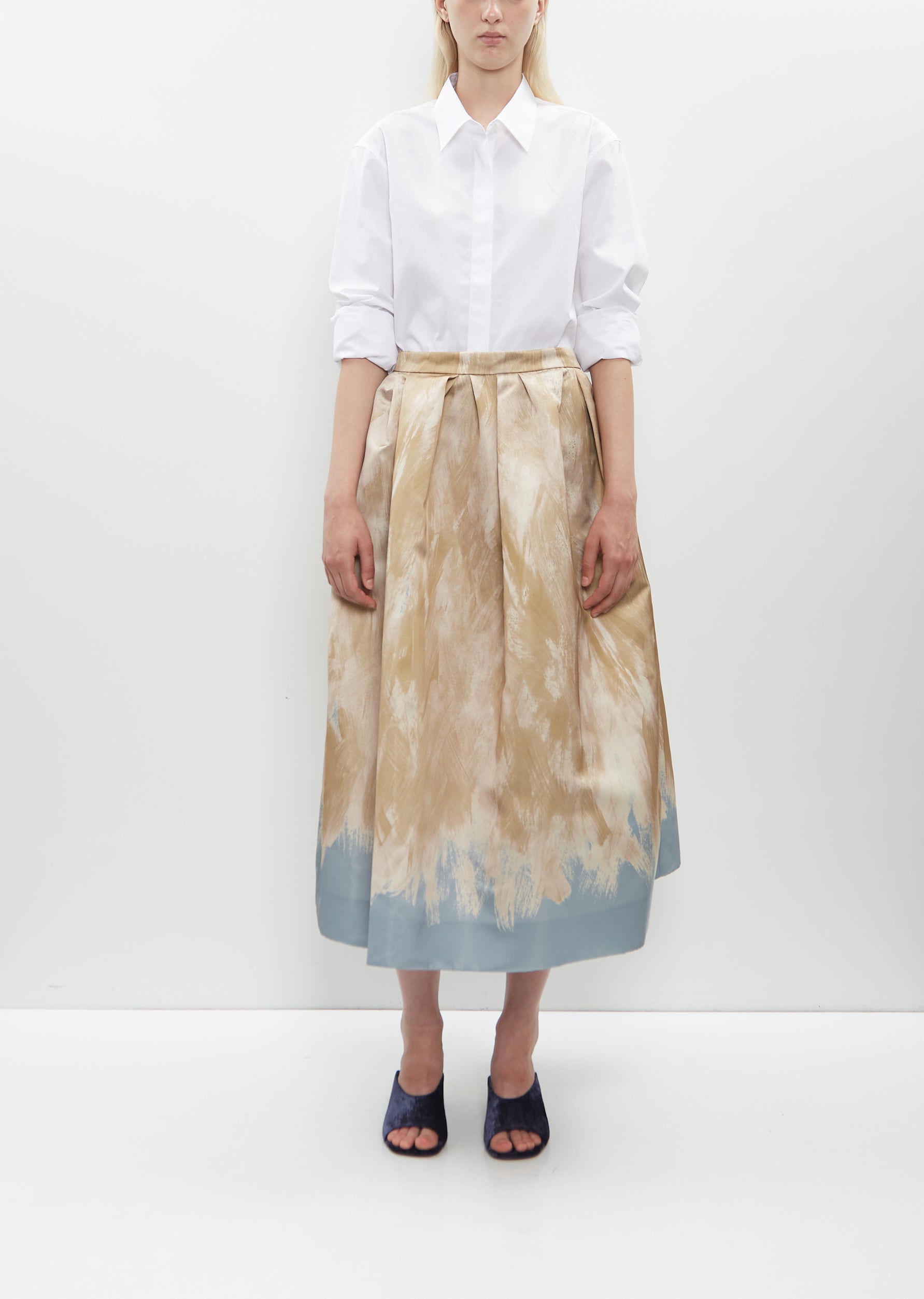 スカート Dries Van Noten FW24 SHELDA MIDI SKIRT (010846 9223900) 323754-42382-DRIES-VAN-NOTEN-