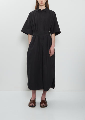 Waga Cotton Dress — Black