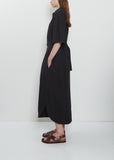 Waga Cotton Dress — Black