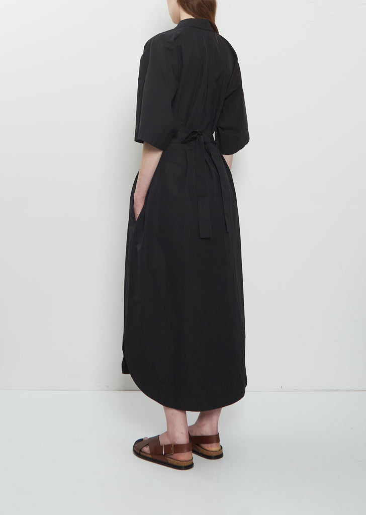 Waga Cotton Dress — Black