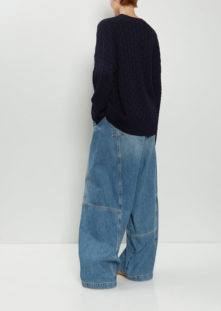 Merino Wool Crew Neck Sweater