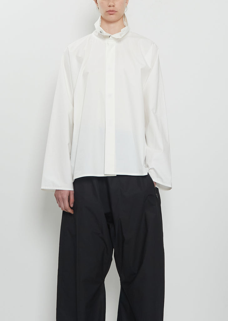 Belor High-Neck Cotton Shirt