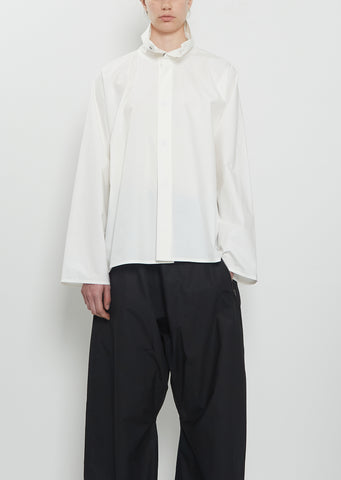 Belor High-Neck Cotton Shirt