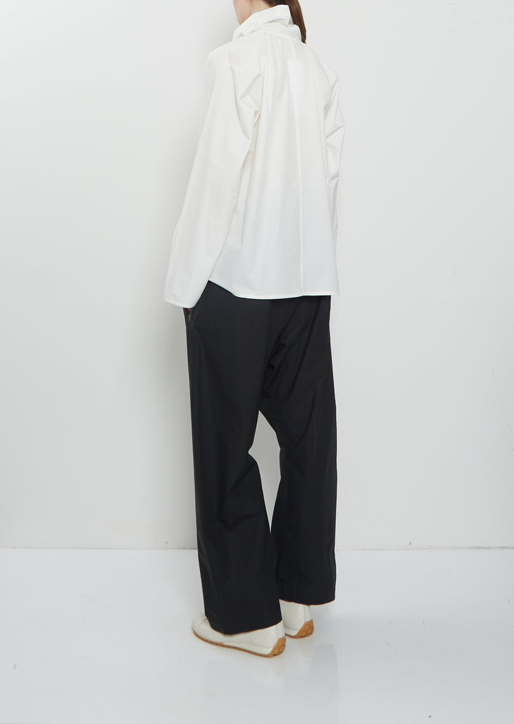Belor High-Neck Cotton Shirt