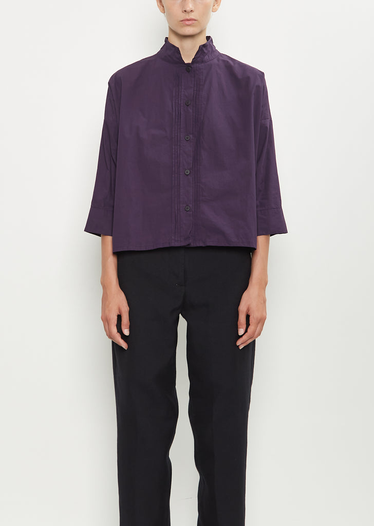 Claudia Cotton Shirt — Wineberry