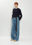 Wide Denim Trousers