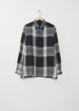 Button Down Plaid Blouson
