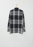 Button Down Plaid Blouson