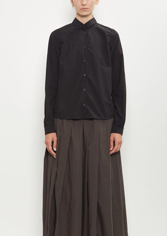 Tyrol Cotton Shirt — Black