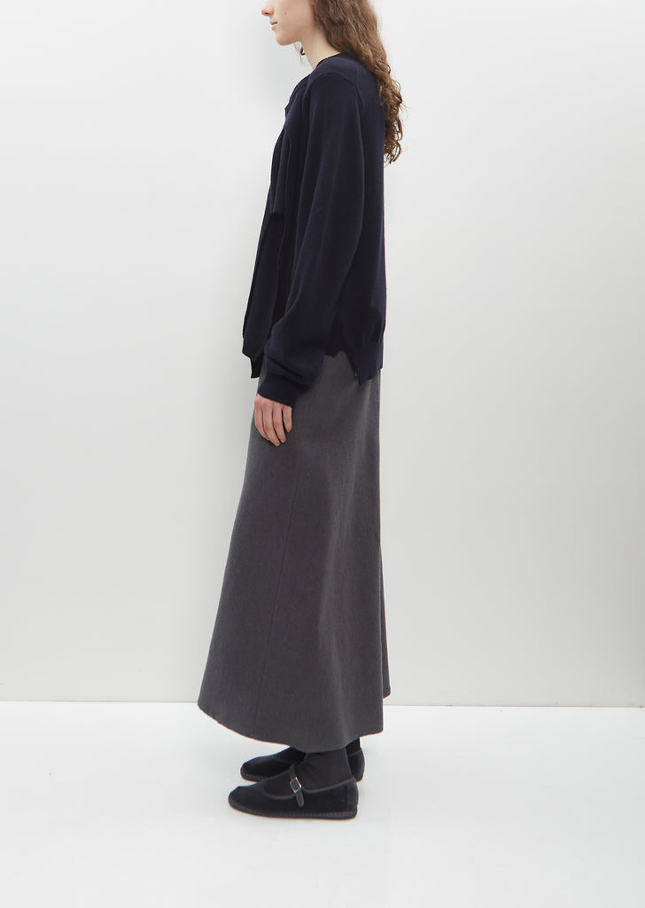 Draped Round Neck Pullover