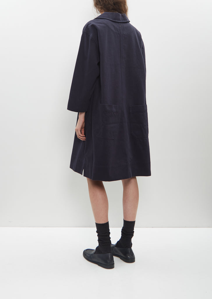 Patch Pocket Smock Dress