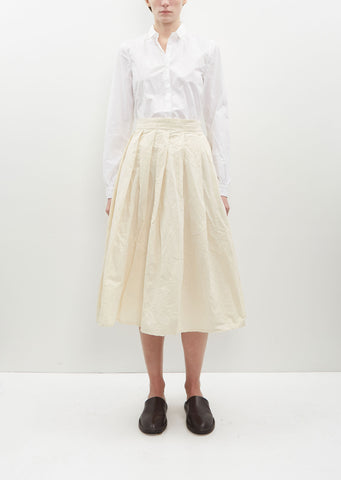 Matilde Cotton-Linen Skirt