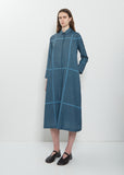 Stick Slash Silk Cotton Dress
