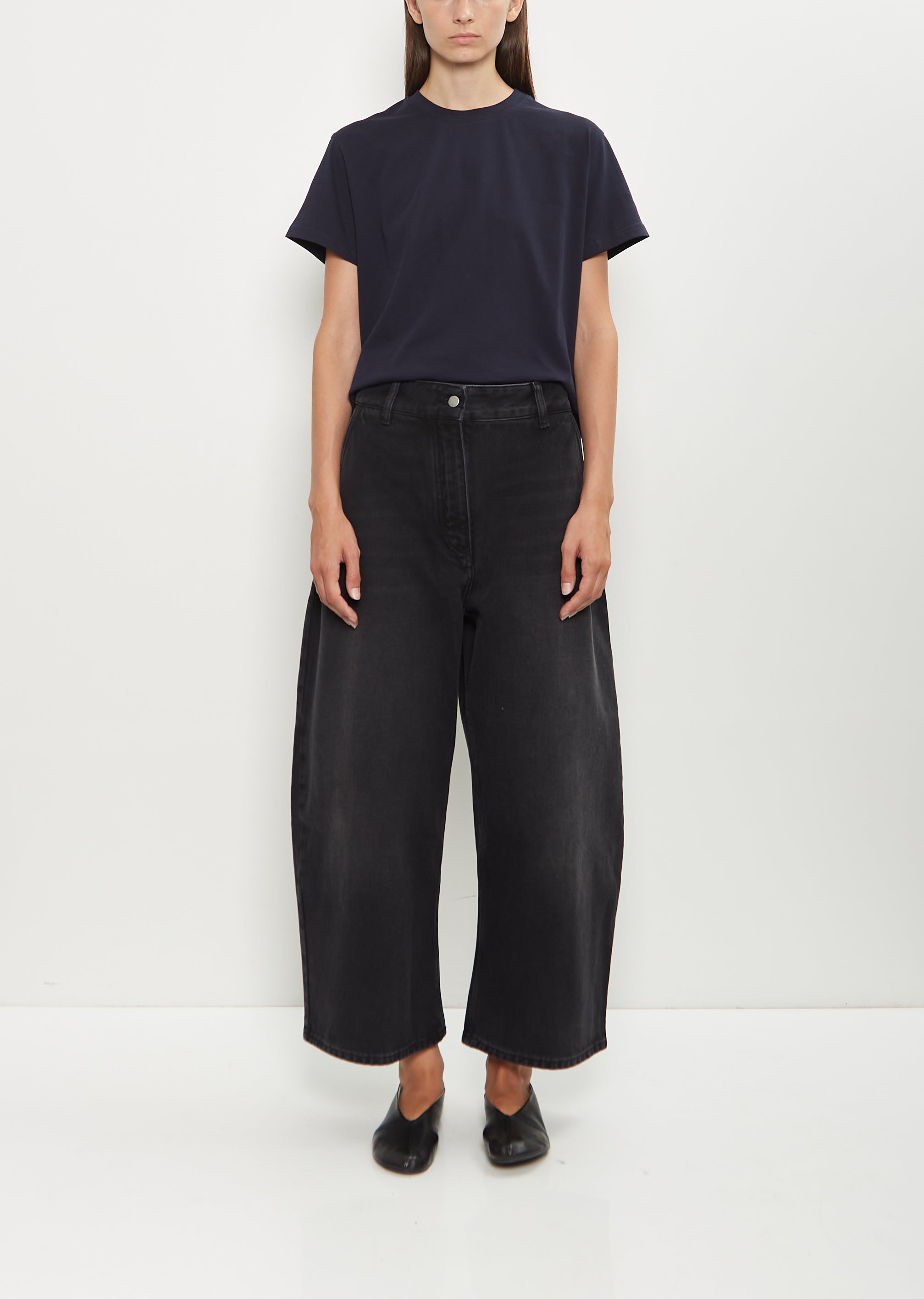 Chalco Denim Pant — Washed Black – La Garçonne