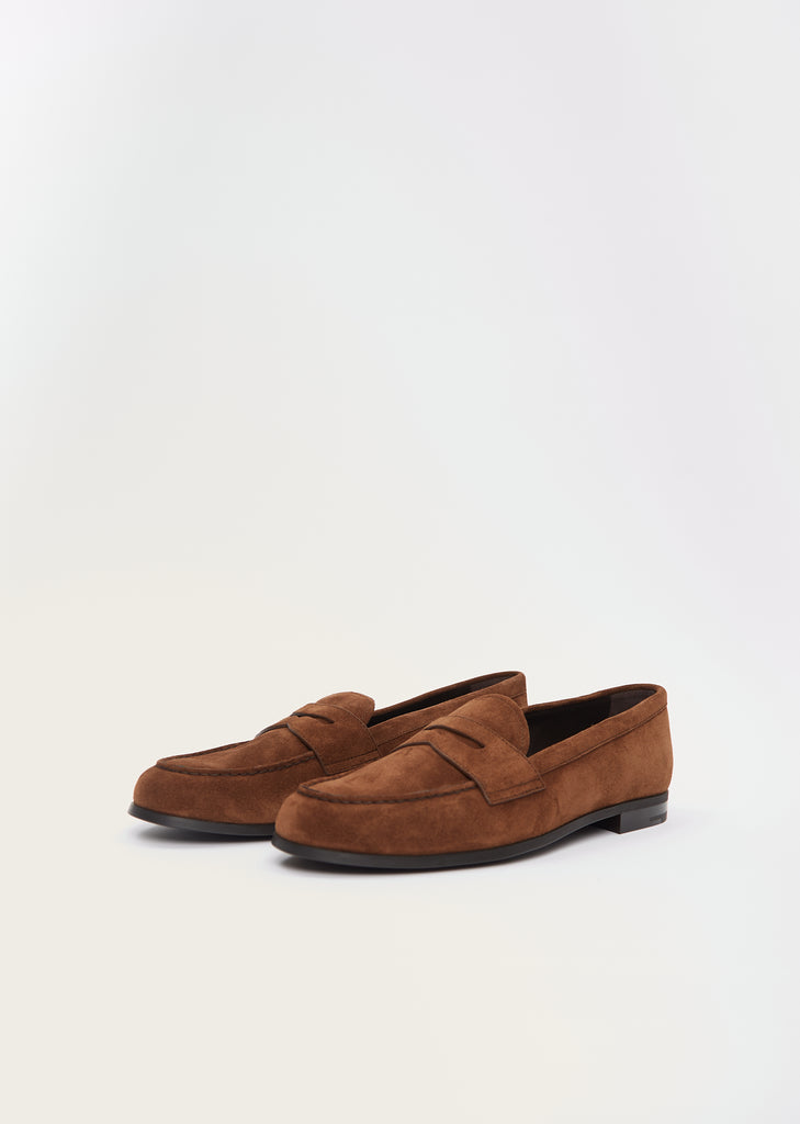 Natalie Suede Leather Loafer