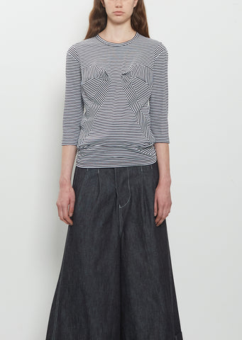 Cotton Striped Jersey Shirt