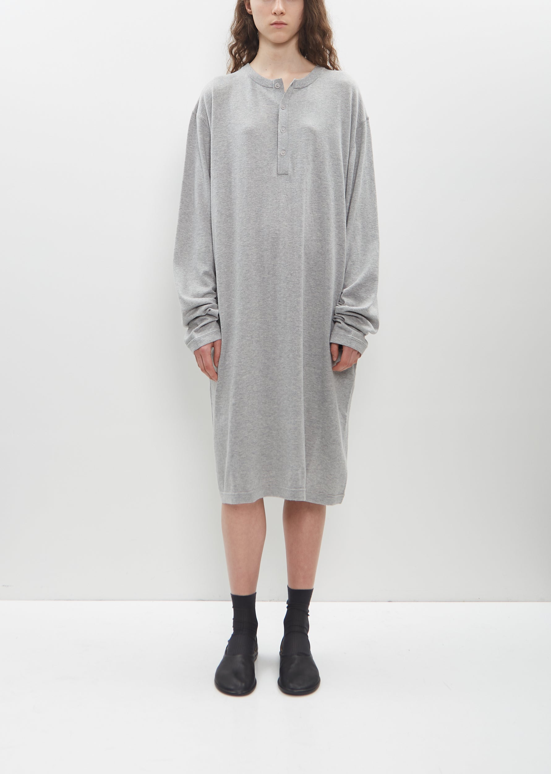 extreme cashmere x グレー半袖ニット CATEGORY エクストリームカシミヤ extreme cashmere x | YOKOA